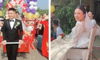 Màn rước dâu bằng xe &apos;mui trần&apos; độc lạ gây bão mạng của chú rể Tuyên Quang
