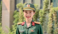 Đại úy Nguyễn Thị Kim Oanh, Trợ lý Công tác quần chúng thuộc Bộ tư lệnh Vùng Cảnh sát biển 1 