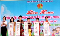 38 đội viên tranh tài tại Liên hoan các Đội tuyên truyền măng non về Luật trẻ em