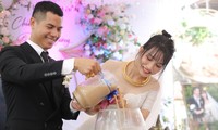 Cặp đôi 9x rót trà sữa thay rượu vang trong lễ cưới: Chú rể tự tay nấu cả đêm