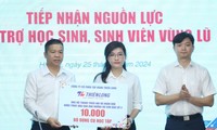 Trung ương Đoàn tiếp nhận nguồn lực hỗ trợ học sinh, sinh viên các tỉnh bị ảnh hưởng do bão số 3