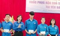 Trung ương Đoàn hỗ trợ đoàn viên thanh niên Yên Bái bị ảnh hưởng bởi bão số 3