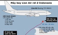 [Infographics] Toàn cảnh vụ máy bay chở 189 người rơi ở Indonesia