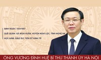  Chân dung tân Bí thư Thành ủy Hà Nội Vương Đình Huệ