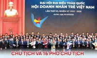 Chủ tịch và 16 phó chủ tịch hội Doanh nhân trẻ Việt Nam lần thứ VII