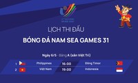 [Infographics] Lịch thi đấu chi tiết môn bóng đá nam SEA Games 31