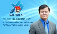 Đại hội XII: Chân dung Bí thư thứ nhất T.Ư Đoàn Bùi Quang Huy