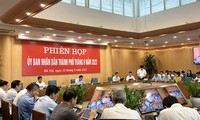 Quang cảnh phiên họp ngày 29/8 của UBND TP. Hà Nội