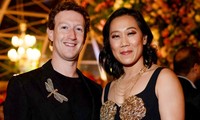 Ông chủ Facebook Mark Zuckerberg và vợ gây chú ý ở tiệc cưới 120 triệu USD