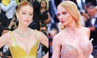 Cannes ngày 6: Váy cúp ngực, xuyên thấu ngập tràn thảm đỏ 