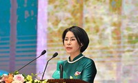 TS Trần Thị Nhị Hà, Giám đốc Sở Y tế Hà Nội phát biểu tại Hội nghị