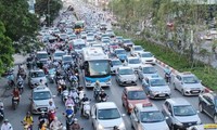 Sau khi khảo sát, Tư vấn đã lựa chọn Vành đai 3 làm ranh giới để lập trạm thu phí xe vào nội đô Hà Nội. Ảnh: Trọng Đảng