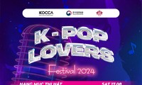 Lễ hội K-pop Lovers Festival 2024 diễn ra tại Quảng trường Đông Kinh Nghĩa Thục trong các ngày 17-18/8/2024