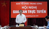 Ông Phạm Minh Chín phát biểu tại cuộc họp giao ban