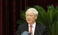 Tổng Bí thư, Chủ tịch nước Nguyễn Phú Trọng phát biểu bế mạc Hội nghị Trung ương 11