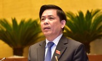 Bộ trưởng Bộ GTVT Nguyễn Văn Thể (ảnh Nhật Minh)