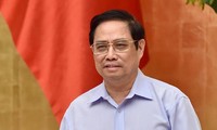 Thủ tướng Phạm Minh Chính chủ trì phiên họp chuyên đề về xây dựng pháp luật (ảnh Nhật Minh)