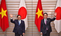 Thủ tướng Phạm Minh Chính và Thủ tướng Kishida Fumio (ảnh Nhật Bắc)