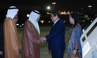 Thủ tướng đến Dubai, bắt đầu các hoạt động tại COP28 ở UAE