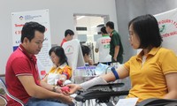 Sôi nổi Ngày hội hiến máu Chủ nhật Đỏ tại Tập đoàn Nguyên liệu Á Châu AIG 