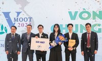Đội tuyển trường ĐH Luật Hà Nội giành giải Nhất cuộc thi ‘Phiên tòa giả định - Vmoot 2023’