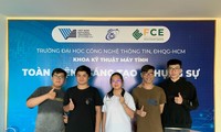 Nhóm sinh viên trường ĐH Công nghệ thông tin tham dự Chung kết cuộc thi lập trình quốc tế