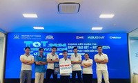 Đội thi trường CĐ Kỹ thuật Cao Thắng giành giải Nhất cuộc thi ‘Sáng tạo IoT NTTU 2024’