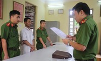 Cơ quan Công an đọc lệnh bắt đối với Nguyễn Trọng Lộc