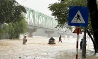 Lũ trên sông Kỳ Lộ, huyện Đồng Xuân (Phú Yên), vượt báo động 3 gây ngập nhiều khu dân cư, chia cắt giao thông. Ảnh: A. An (Zing)