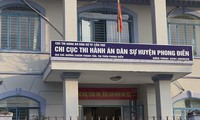 Chi cục Thi hành án dân sự huyện Phong Điền ở Cần Thơ. Ảnh: Hoài Thanh (VietNamNet)