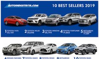 Top 10 mẫu xe bán chạy nhất tại Philippines năm 2019