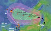 Bão YAGI có thể giật cấp 17 khi vào vịnh Bắc Bộ