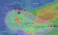 Bão số 4 di chuyển rất nhanh, mạnh lên khi áp sát bờ
