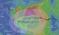 Bão Trà Mi mạnh lên cấp 11, miền Trung mưa dữ dội từ chiều tối nay