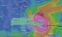 Bão số 9 ảnh hưởng mạnh nhất đến đất liền trong đêm nay và ngày mai.