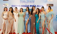 Dàn hoa hậu, á hậu khoe sắc trên thảm đỏ chung khảo Miss World Việt Nam