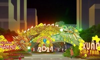 Rồng dài hơn 100m sẽ xuất hiện trên Đường hoa Nguyễn Huệ Tết 2024