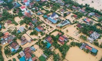 Lũ lụt hoành hành khắp Quảng Bình, nhiều nơi phá vỡ kỷ lục lũ lịch sử năm 2010. Ảnh: Hoàng Nam