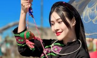 Vẻ đẹp của thiếu nữ các dân tộc tại ngày hội văn hóa dân gian Việt Bắc 