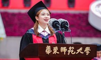 Nữ sinh Việt Nam là Tân thủ khoa đầu ra chuyên ngành của Đại học Sư phạm Hoa Đông tại Trung Quốc