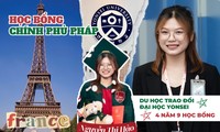 Sinh viên ngành Kinh tế Phát triển nhận học bổng của chính phủ Pháp khi còn ngồi trên giảng đường