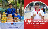 Nam sinh Đại học Mở Hà Nội nhiệt huyết với tình nguyện cùng tinh thần ‘sống cống hiến’