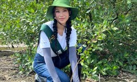 Đúng chuẩn người trẻ sống xanh, Hoa hậu Lan Anh quảng bá hình ảnh rừng ngập mặn Cần Giờ đến bạn bè quốc tế