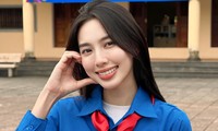 Hoa hậu Thùy Tiên mặc áo Đoàn, nghiệm thu khu vui chơi tại Thanh Hóa, Nghệ An, Hà Tĩnh