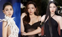 Nhan sắc của Hoa hậu Thùy Tiên, Lương Thùy Linh, Tiểu Vy chung một khung hình khiến khán giả ‘choáng ngợp’