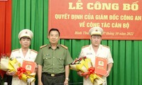 Công an tỉnh Bình Thuận bổ nhiệm nhiều cán bộ chủ chốt