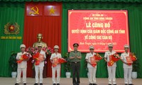 Công an Bình Thuận điều động, bổ nhiệm nhiều cán bộ chủ chốt
