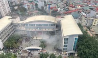 Hà Nội: Cháy trong Trường Tiểu học Yên Hoà