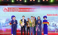 Báo Tiền Phong đoạt giải B Giải Báo chí xây dựng Đảng và hệ thống chính trị Hà Nội