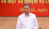 Bộ trưởng Công an Tô Lâm làm việc với lãnh đạo Hà Nội